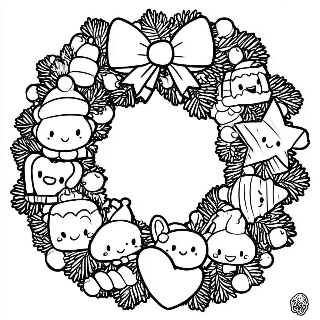 Dibujo de corona kawaii de gominolas para colorear Dibujo de corona kawaii de gominolas para colorear