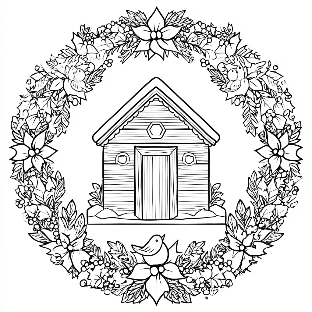 Dibujo de corona de la casita fantástica para colorear Dibujo de corona de la casita fantástica para colorear