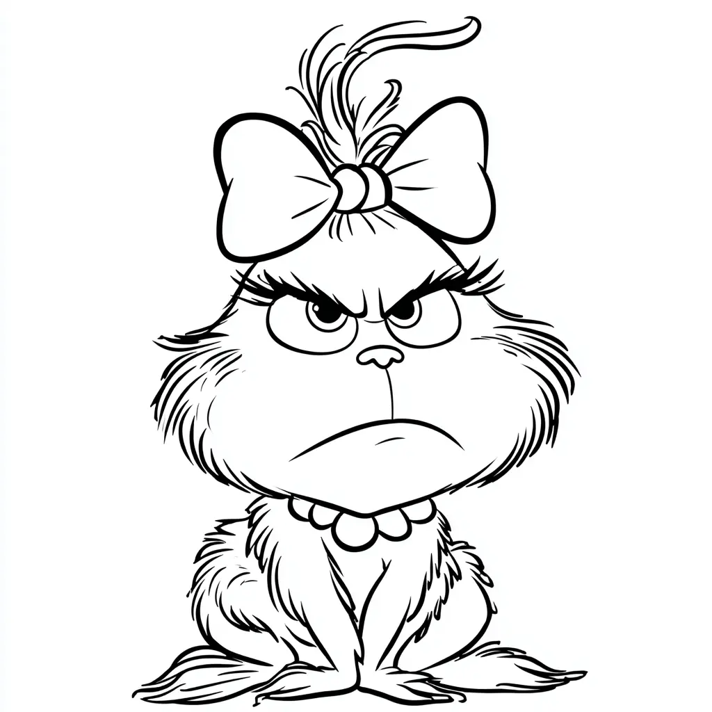 Dibujo de el Grinch bebé para colorear Dibujo de el Grinch bebé para colorear