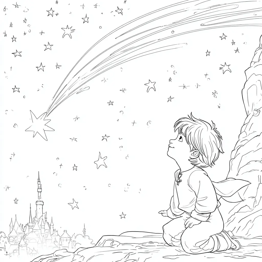 Dibujo de la estrella de Oriente para colorear Dibujo de la estrella de Oriente para colorear