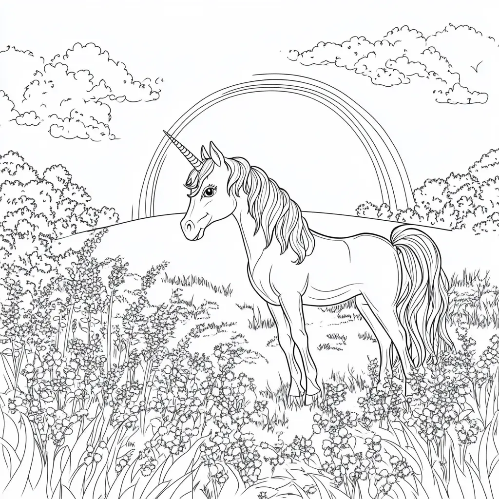 Dibujo de valle encantado para colorear Dibujo de valle encantado para colorear