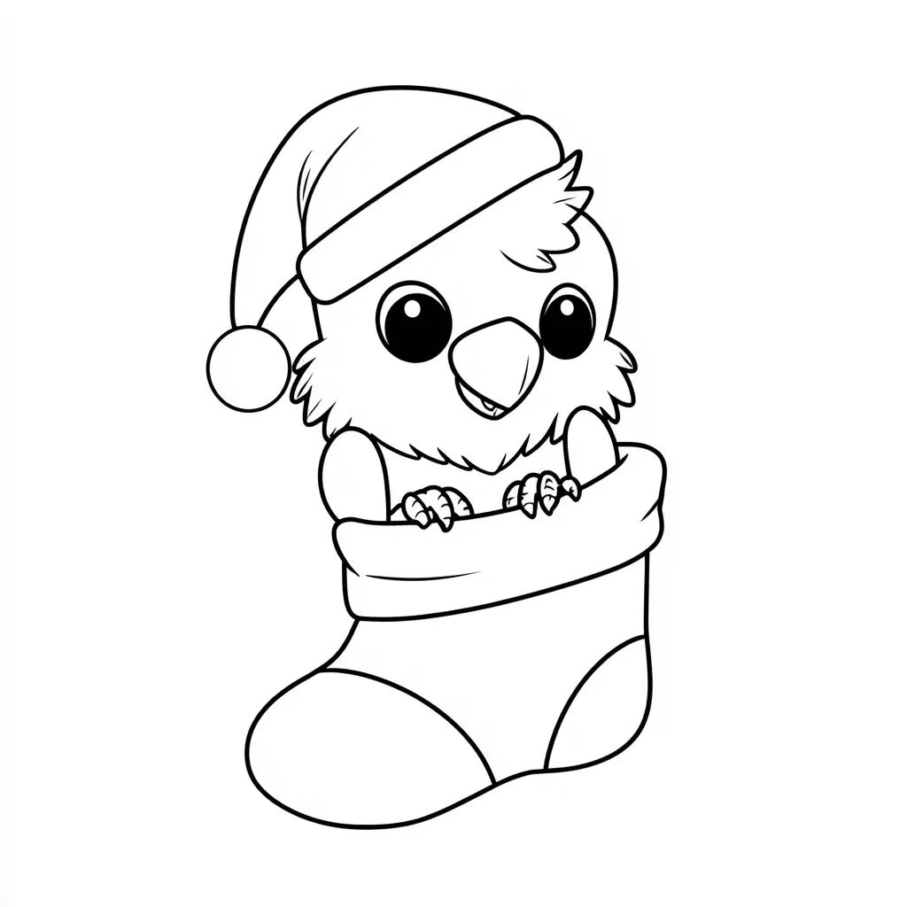 Dibujo de el pajarito sorpresa para colorear Dibujo de el pajarito sorpresa para colorear