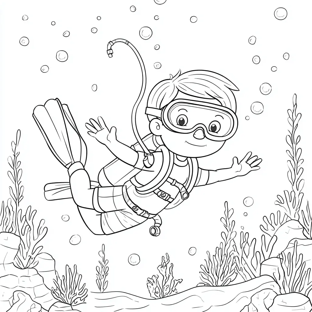 Dibujo de un mundo de burbujas para colorear Dibujo de un mundo de burbujas para colorear