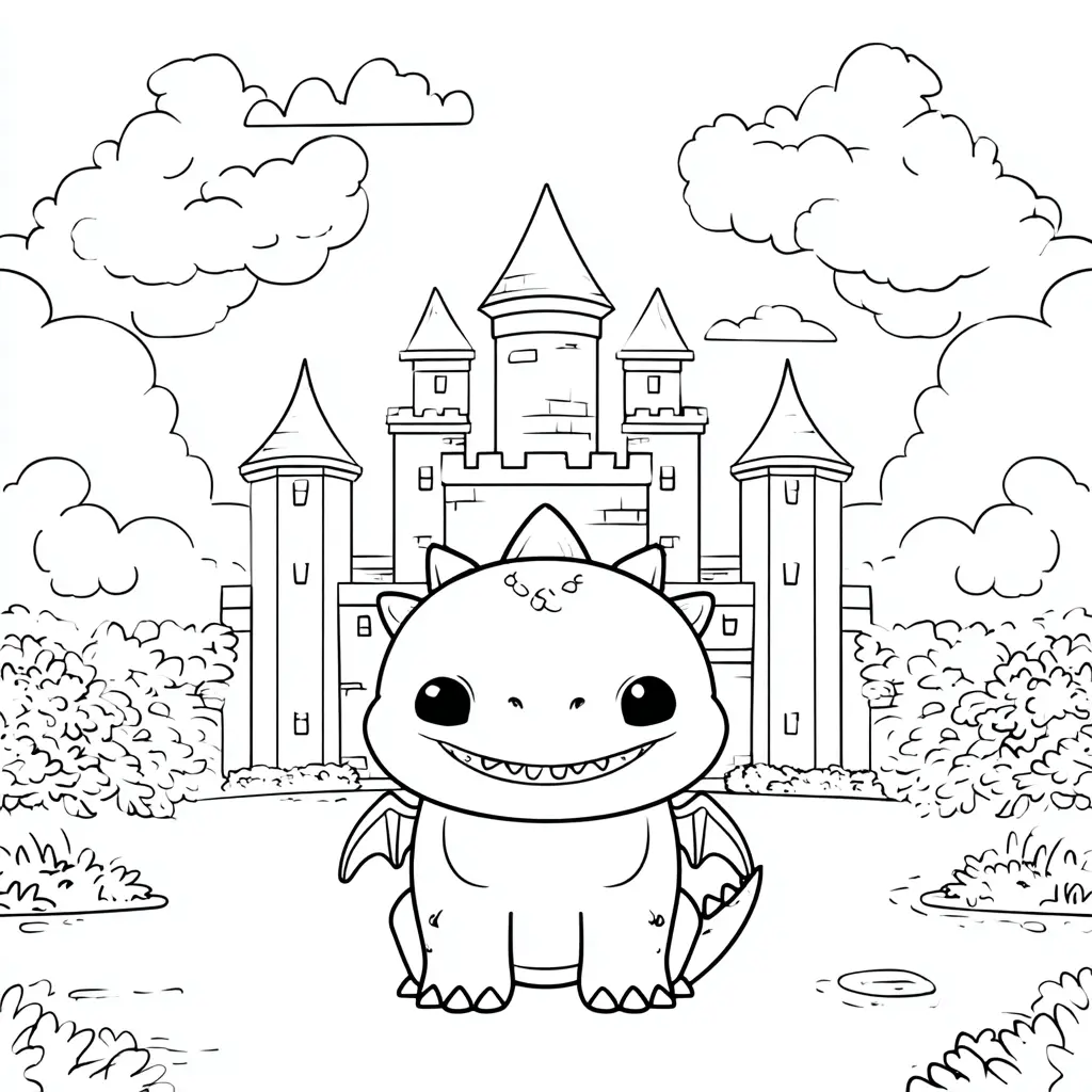 Dibujo de el guardián del castillo para colorear Dibujo de el guardián del castillo para colorear