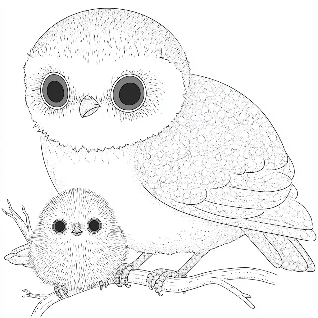 Dibujo de polluelo realista y mamá zentangle para colorear Dibujo de polluelo realista y mamá zentangle para colorear