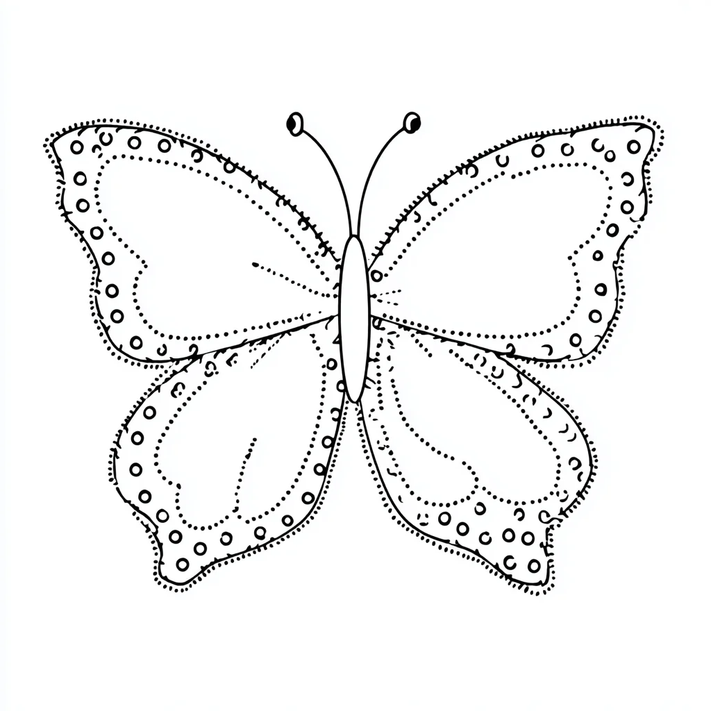 Dibujo de con arte de puntos para colorear Dibujo de con arte de puntos para colorear